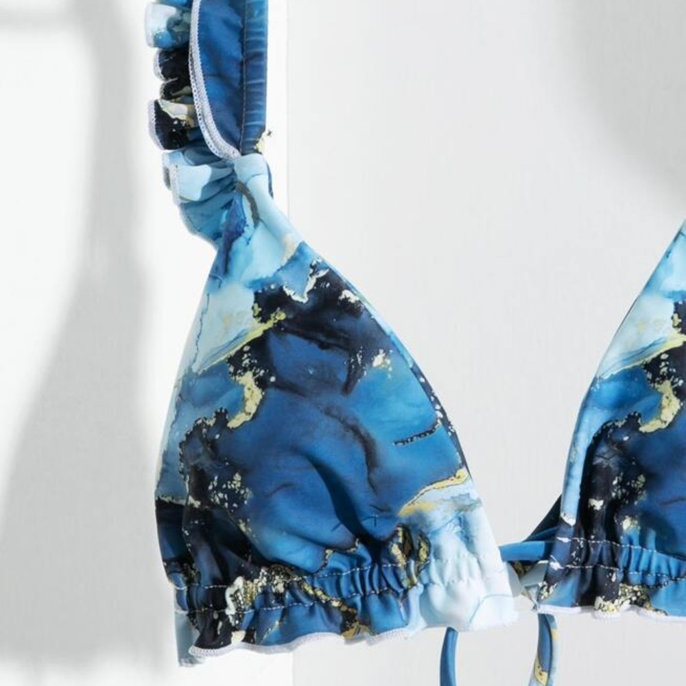 New Ruffled Bikini Top only